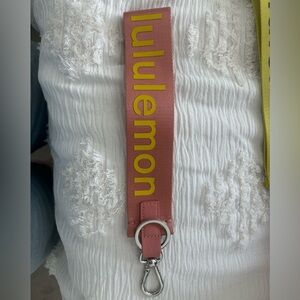 lululemon never lost keychain
